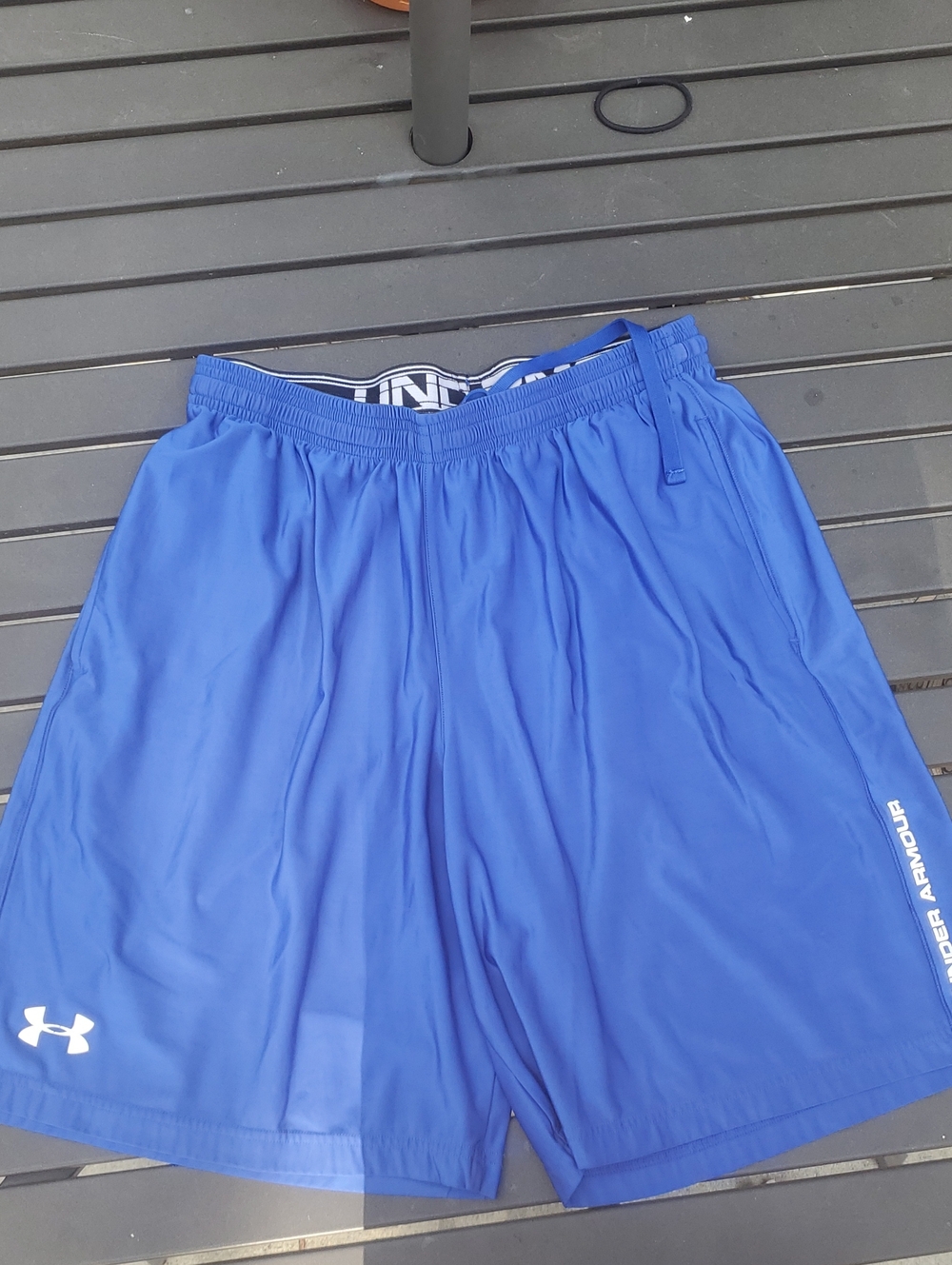 Under Armour Men’s Blue Athletic Shorts Size Large